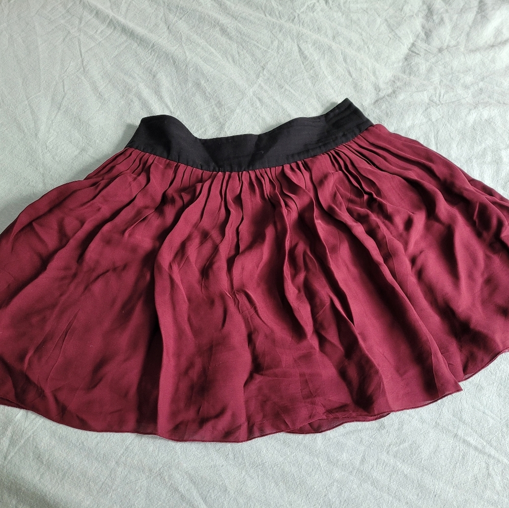 Flouncy Banana Republic Silk Skirt